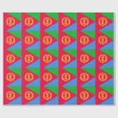 Eritrea Vlag Cadeaupapier (Vlak)