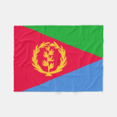 Eritrea Vlag Fleece Deken (Voorkant (Horizontaal))