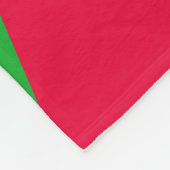 Eritrea Vlag Fleece Deken (Hoek)