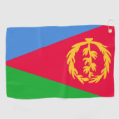 Eritrea vlag Golf Towel Golfhanddoek (Horizontaal)