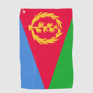Eritrea vlag Golf Towel Golfhanddoek