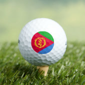 Eritrea Vlag Golfballen (Insitu Shirt)