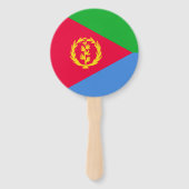 Eritrea vlag handwaaier (Achterkant)