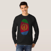 Eritrea Vlag in mijn DNA voor Erit T-shirt (Voorkant volledig)