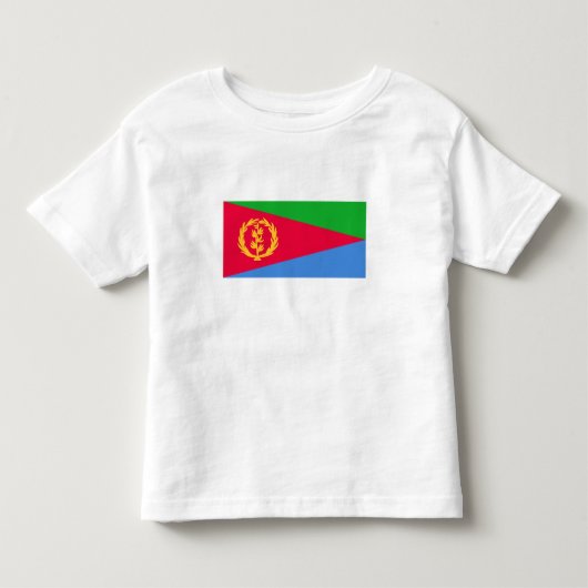 Eritrea Vlag Kinder Shirts (Voorkant)