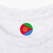Eritrea vlag labels (Aangebracht)