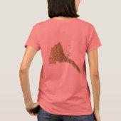 Eritrea Vlag + Landkaart T-Shirt (Achterkant)