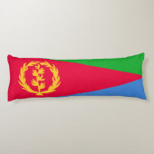 Eritrea Vlag Lichaamskussen (Achterkant)