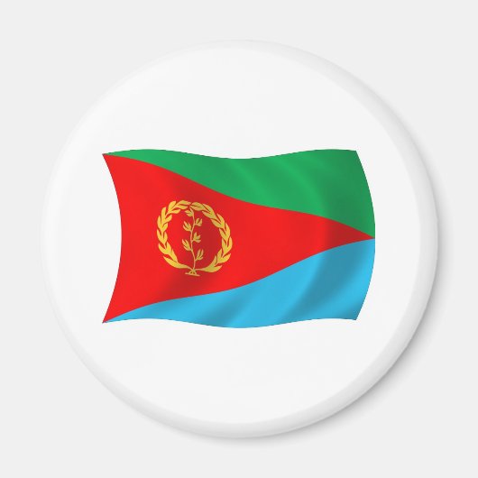 Eritrea Vlag Magneet (Voorkant)