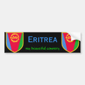 Eritrea vlag mijn mooie land bumpersticker (Voorkant)