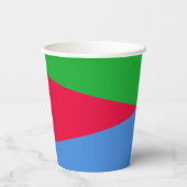 Eritrea Vlag Papieren Bekers (Achterkant)