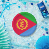 Eritrea Vlag Papieren Bordje (Feest)