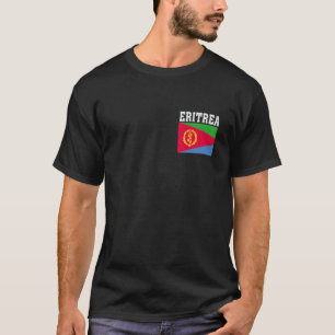 Eritrea Vlag Patriottische Nationale Roots Souveni T-shirt
