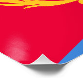 Eritrea Vlag Perfect Poster (Hoek)