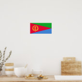 Eritrea Vlag Poster (Keuken)