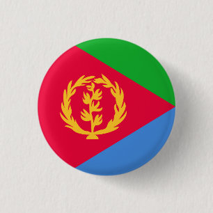 Eritrea Vlag Ronde Button 3,2 Cm
