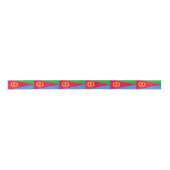 Eritrea Vlag Satijnen Lint (Voorkant)