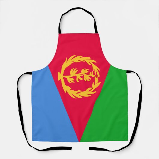Eritrea Vlag Schort (Voorkant)