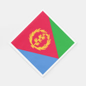 Eritrea Vlag Servet (Hoek)