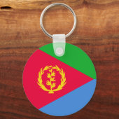Eritrea vlag sleutelhanger (Voorkant)