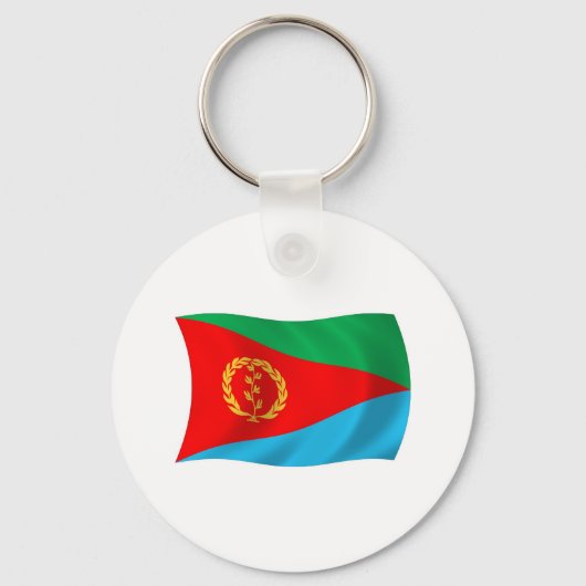 Eritrea Vlag Sleutelhanger (Voorkant)