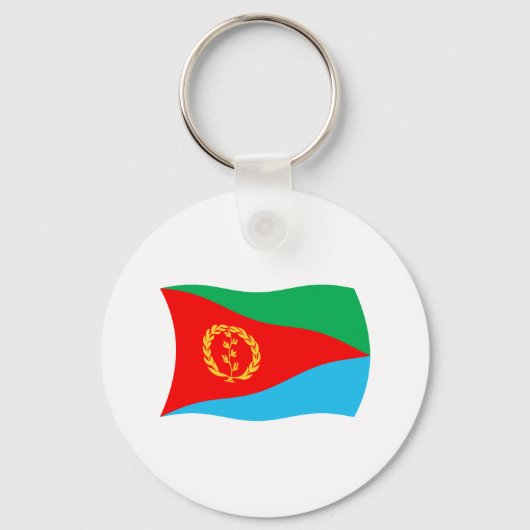 Eritrea Vlag Sleutelhanger (Voorkant)