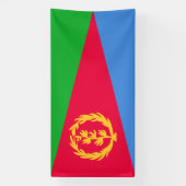 Eritrea Vlag Spandoek (Verticaal)