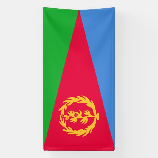 Eritrea Vlag Spandoek (Verticaal)