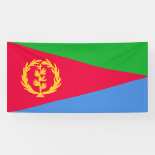 Eritrea Vlag Spandoek