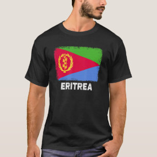 Eritrea vlag steunt Eritrese bevolking Vrouwen Man T-shirt