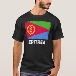 Eritrea vlag steunt Eritrese bevolking Vrouwen Man T-shirt