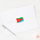 Eritrea Vlag Sticker (Envelop)