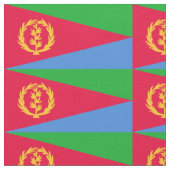 Eritrea Vlag Stof (Close Up)