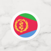 Eritrea vlag Tafel Confetti (Kleine voorkant)