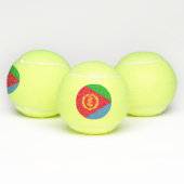 Eritrea Vlag Tennisballen (Multi)