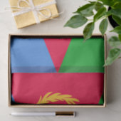 Eritrea Vlag Tissuepapier (Geschenk)