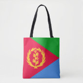 Eritrea Vlag Tote Bag (Voorkant)