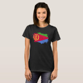 Eritrea vlag vlag Eritrea T-shirt (Voorkant volledig)