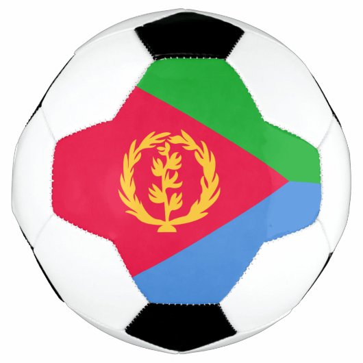 Eritrea Vlag Voetbal (Voorkant)