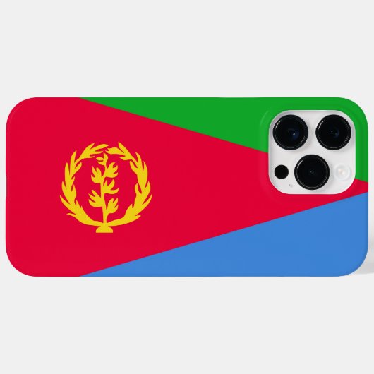 Eritreaanse vlag Case-Mate iPhone case (Achterkant (horizontaal))