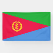 Eritreaanse vlag spandoek (Horizontaal)