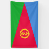 Eritreaanse vlag spandoek (Verticaal)