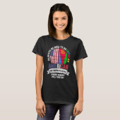 Eritrean American We know Places where Eritrea Fla T-shirt (Voorkant volledig)
