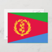 Eritrean flag briefkaart (Voorkant / Achterkant)