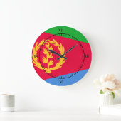 Eritrean Flag Clocks Grote Klok (Huis)