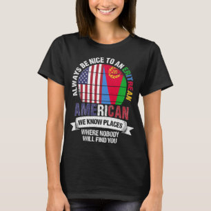 Eritrees Amerikaan We kennen de vlag van Eritrea T-shirt