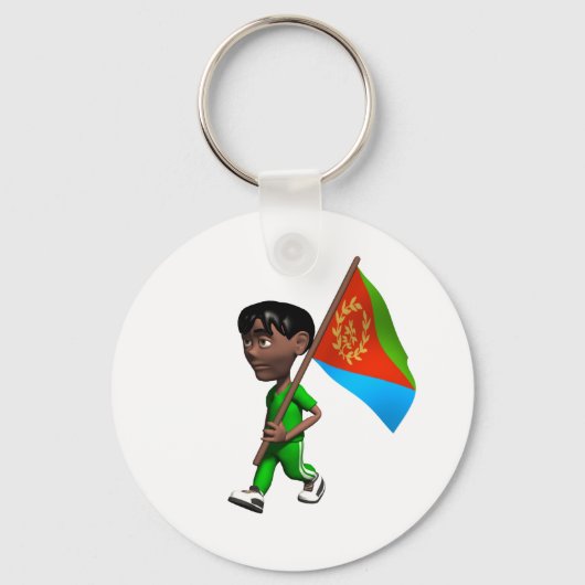 Eritrese jongen sleutelhanger (Voorkant)