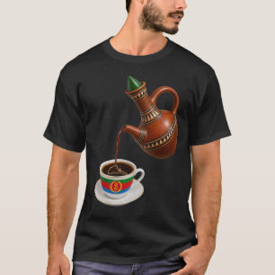 Eritrese koffieceremonie Jebena-erfgoed T-shirt