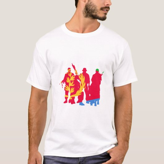 Eritrese militaire eenheden t-shirt (Voorkant)