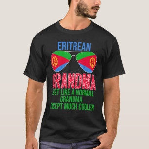 Eritrese oma Eritrea Flag Sunbril Moeder's T-shirt